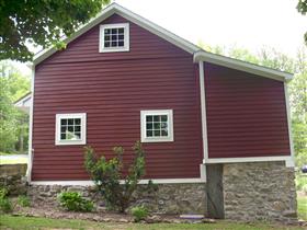 Barn After - Side view: 