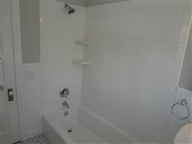 After tub/shower walls: 