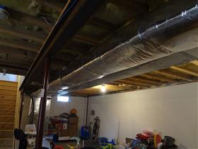 *Before* - You can see all the duct work.: 