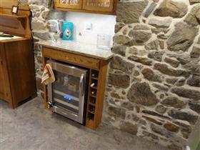 Side section of kitchen - wine cooler: 